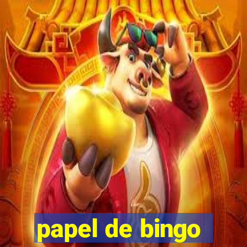 papel de bingo